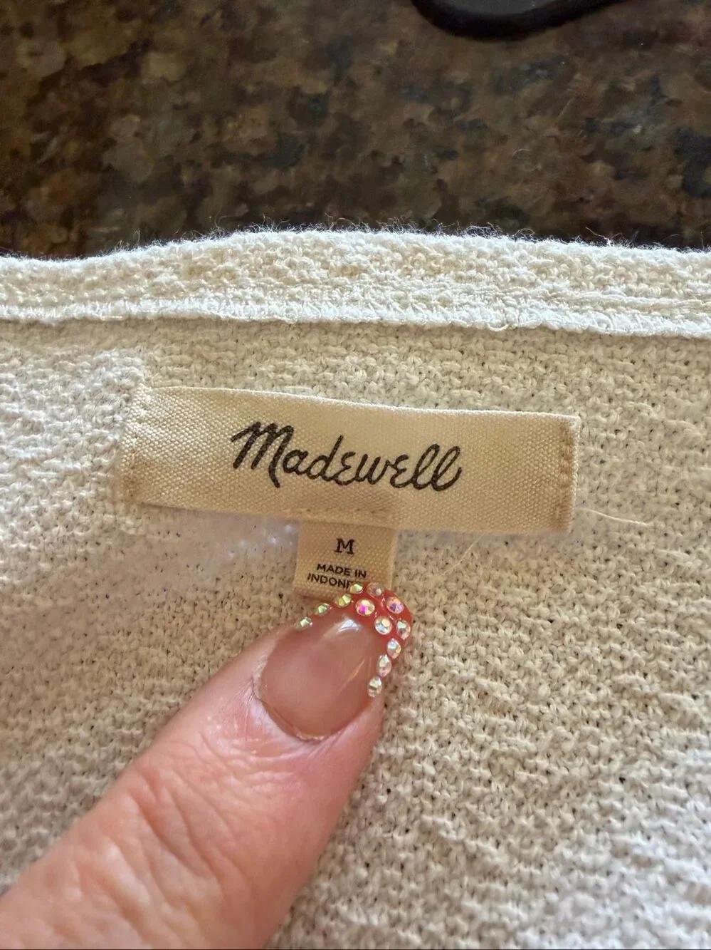 Madewell jacquard square